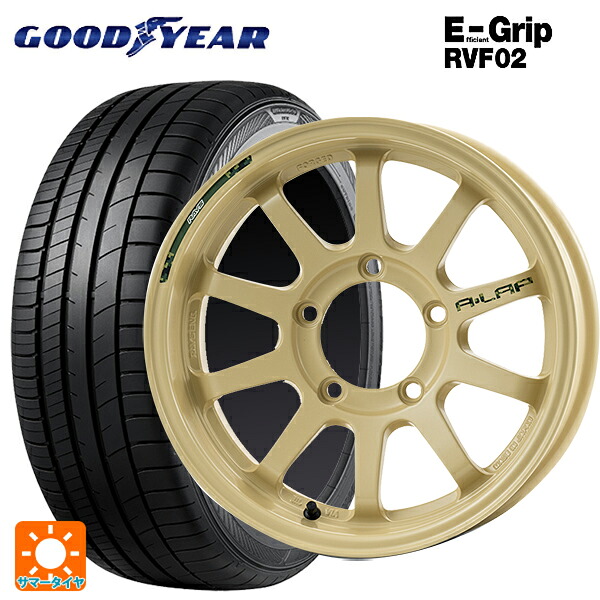 215/65R16 98H グッドイヤー エフィシェントグリップ RVF02 レイズ A LAP J デザートエディション MI 16-5.5J 国産車用 サマータイヤホイール4本セット