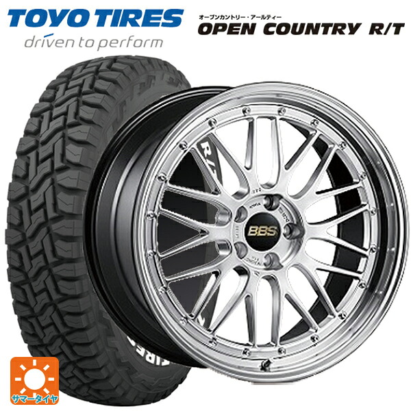 トヨタ RAV4(50系)用 225/60R18 100Q トーヨー オープンカントリー RT ホワイトレター BBS LM DS-BKBD 新品サマータイヤホイール 4本セット