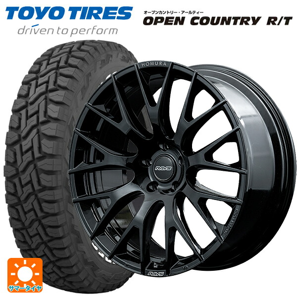 225/60R18 100Q トーヨー オープンカントリー RT ホワイトレター レイズ ホムラ 2X9R BNJ 18-7.5J 国産車用 サマータイヤホイール4本セット