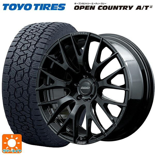 スバル トレイルシーカー(HD系)用 235/60R18 103H トーヨー オープンカントリー AT3 ホワイトレター レイズ ホムラ 2X9R BNJ 新品サマータイヤホイール 4本セット