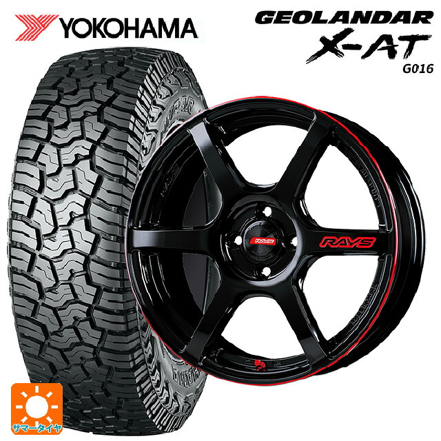 165/60R15 77H ヨコハマ ジオランダー X-AT G016 ブラックレター 正規品 レイズ グラムライツ 57C6タイムアタックエディション BLJ 15-5J 国産車用 サマータイヤホイール4本セット