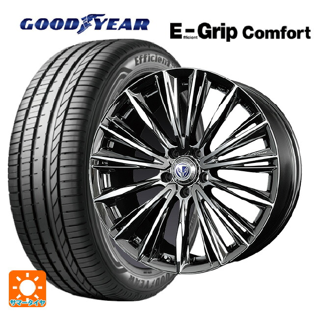ミツビシ デリカD:5(3DA系)用 245/40R20 99W XL グッドイヤー エフィシェントグリップ コンフォート レイズ ベルサス ヴォウジェ RB 新品サマータイヤホイール 4本セット