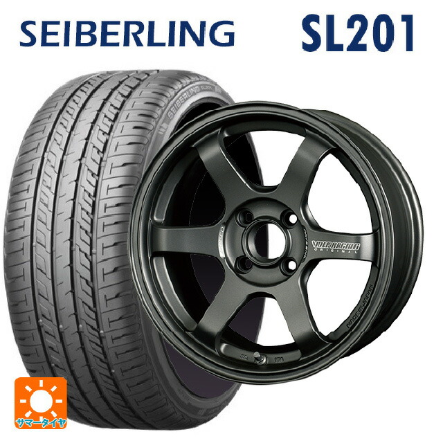 185/60R15 84H セイバーリング セイバーリング SL201(ブリヂストン工場生産) レイズ ボルクレーシング TE37ソニック クラブレーサー DM 15-7J 国産車用 サマータイヤホイール4本セット|タイヤホイール専門店コニシタイヤ