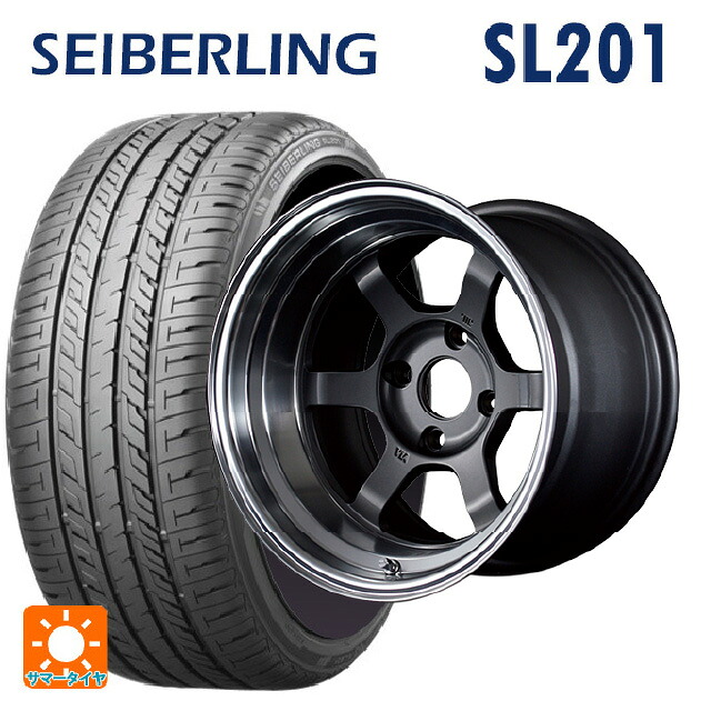 マツダ ロードスター(ND系)用 195/55R15 85V セイバーリング セイバーリング SL201(ブリヂストン工場生産） レイズ ボルクレーシング TE37V MF 新品サマータイヤホイール 4本セット｜タイヤホイール専門店コニシタイヤ 137,350円