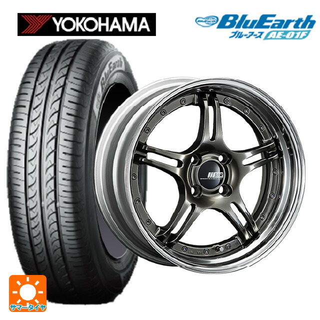 185/55R16 83V ヨコハマ ブルーアース AE01F タナベ SSR プロフェッサー SPX ハイメタルブロンズ 16-6.5J 国産車用 サマータイヤホイール4本セット