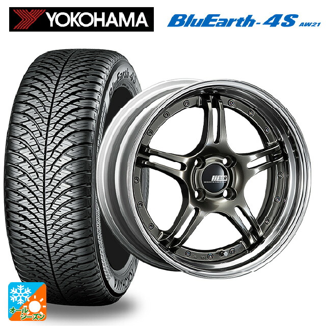 225/50R18 99W XL ヨコハマ ブルーアース4S AW21 # タナベ SSR プロフェッサー SPX ハイメタルブロンズ 18-7J 国産車用 オールシーズンタイヤホイール4本セット｜タイヤホイール専門店コニシタイヤ