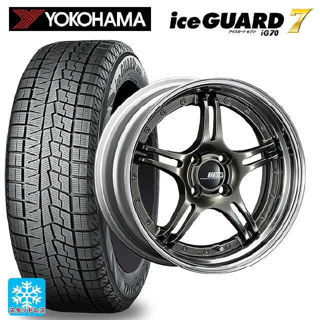 175/60R16 82Q ヨコハマ アイスガード7(IG70) # タナベ SSR プロフェッサー SPX ハイメタルブロンズ 16-6.5J 国産車用 スタッドレスタイヤホイール4本セット