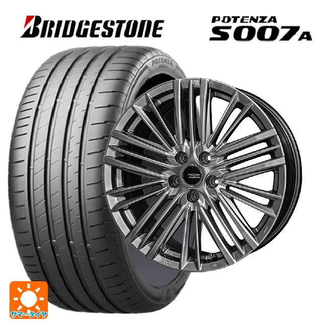 235/35R19 91Y XL ブリヂストン ポテンザ S007A 正規品 共豊 テイラー TL1 ハイパーメタルブラック 19-8J 国産車用 サマータイヤホイール4本セット|タイヤホイール専門店コニシタイヤ
