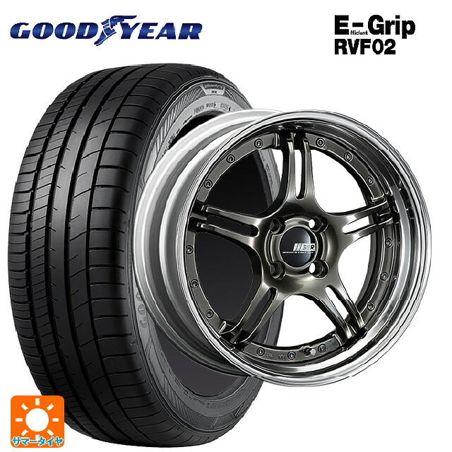 215/45R18 93W XL グッドイヤー エフィシェントグリップ RVF02 タナベ SSR プロフェッサー SPX ハイメタルブロンズ 18-7J 国産車用 サマータイヤホイール4本セット