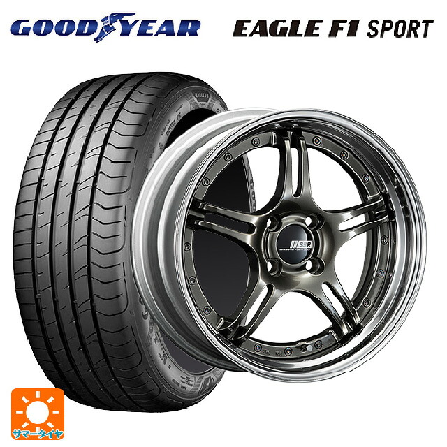 195/50R16 84V グッドイヤー イーグルF1 スポーツ タナベ SSR プロフェッサー SPX ハイメタルブロンズ 16-6.5J 国産車用 サマータイヤホイール4本セット