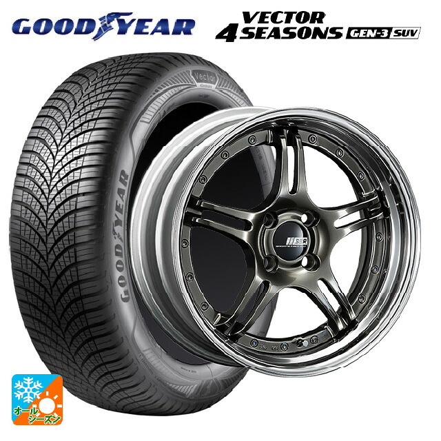 235/50R18 101W XL グッドイヤー ベクター4シーズンズ ジェン3 SUV タナベ SSR プロフェッサー SPX ハイメタルブロンズ 18-8J 国産車用 オールシーズンタイヤホイール4本セット