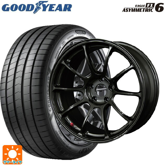 235/60R18 107W XL グッドイヤー イーグル F1 アシメトリック6 レイズ ボルクレーシング ZE40 MM 18-9J 国産車用 サマータイヤホイール4本セット｜タイヤホイール専門店コニシタイヤ
