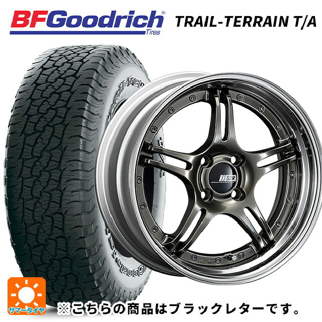 225/60R18 100H BFグッドリッチ トレイルテレーン T/A ブラックレター 正規品 タナベ SSR プロフェッサー SPX ハイメタルブロンズ 18-7J 国産車用 サマータイヤホイール4本セット