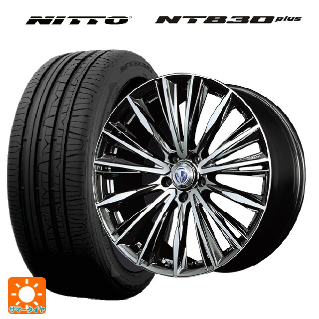 2024年製 235/35R19 91W ニットー NT830 プラス レイズ ベルサス ヴォウジェ DR 19-8J 国産車用 サマータイヤホイール4本セット