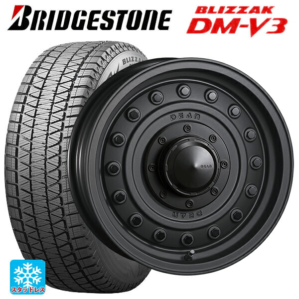 ミツビシ デリカD:5(3DA系)用 215/70R16 100Q ブリヂストン ブリザック DMV3 正規品 クリムソン ディーン コロラド マットチャコールブラック 新品スタッドレスタイヤホイール 4本セット 119,440円