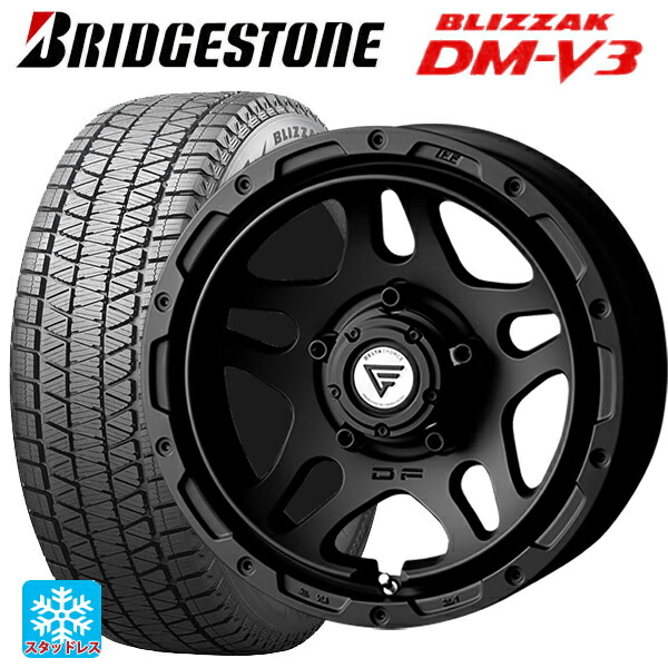 スズキ ジムニーノマド(JC74W)用 215/70R16 100Q ブリヂストン ブリザック DMV3 正規品 エクシズルライン デルタフォース オーバーランダー マットブラック 新品スタッドレスタイヤホイール 4本セット