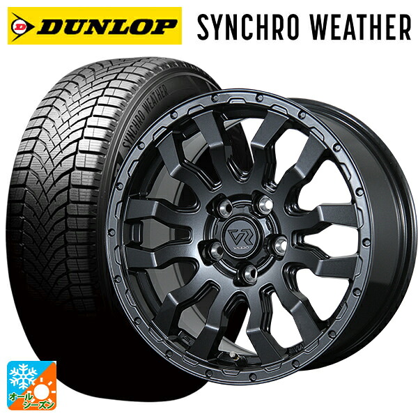 195/60R16 89H ダンロップ シンクロウェザー トピー ヴァブロ RR-01 GM 16-7J 国産車用 オールシーズンタイヤホイール4本セット｜タイヤホイール専門店コニシタイヤ