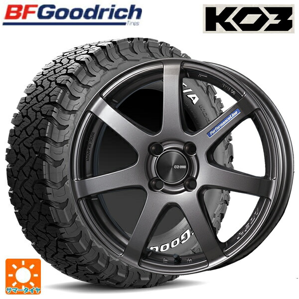 235/70R16 110/107S BFグッドリッチ オールテレーン TA KO3 ホワイトレター 正規品 エンケイ パフォーマンスライン PF07 DS 16-6.5J 国産車用 サマータイヤホイール4本セット