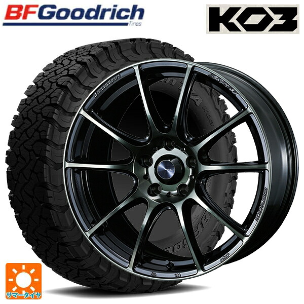 トヨタ ハリアー(80系)用 225/65R17 107/103S BFグッドリッチ オールテレーン TA KO3 ブラックレター 正規品 ウェッズ ウェッズスポーツ SA25R WBC 新品サマータイヤホイール 4本セット