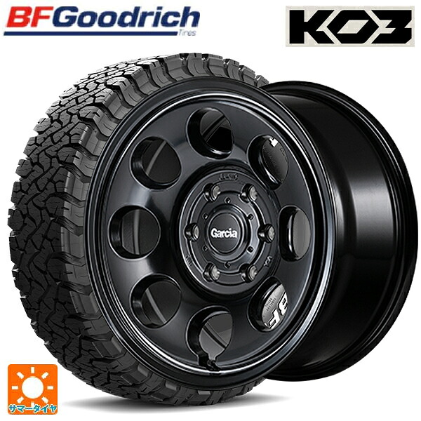 ミツビシ トライトン(GSRグレード)(LC2T)用 265/65R17 116/113S BFグッドリッチ オールテレーン TA KO3 ホワイトレター 正規品 # エムアイディー ガルシア パーム8 セミグロスブラック/ウ゛ァーレイポリッシュ 新品サマータイヤホイール 4本セット|タイヤホイール専門店コニシタイヤ