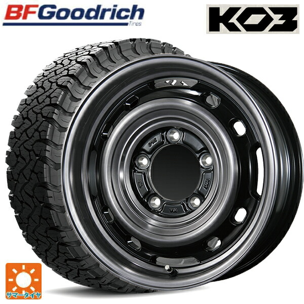 235/70R16 110/107S BFグッドリッチ オールテレーン TA KO3 ホワイトレター 正規品 トピー ランドフット XFG SC/P 16-6J 国産車用 サマータイヤホイール4本セット|タイヤホイール専門店コニシタイヤ