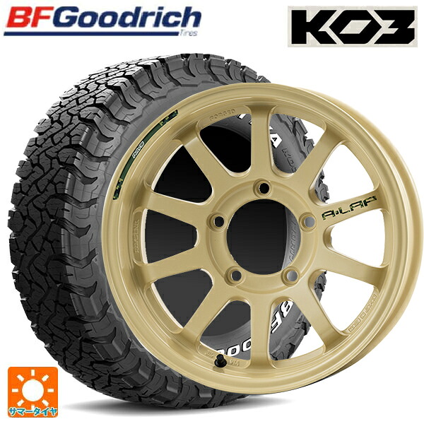 スズキ ジムニーノマド(JC74W)用 225/75R16 115/112S BFグッドリッチ オールテレーン TA KO3 ホワイトレター 正規品 レイズ A LAP J デザートエディション MI 新品サマータイヤホイール 4本セット