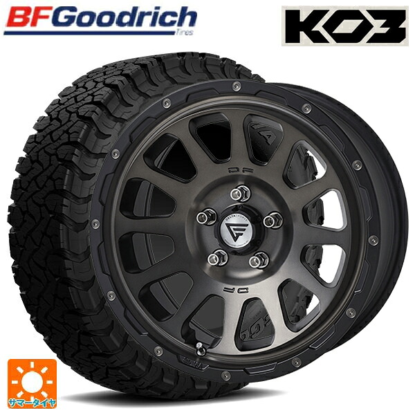 トヨタ RAV4(50系)用 225/65R17 107/103S BFグッドリッチ オールテレーン TA KO3 ブラックレター 正規品 エクシズルライン デルタフォース オーバル マットスモークポリッシュ 新品サマータイヤホイール 4本セット 168,955円