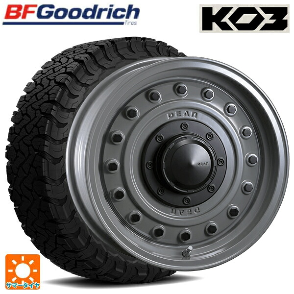 215/65R16 103/100S BFグッドリッチ オールテレーン TA KO3 ブラックレター 正規品 クリムソン ディーン コロラド スティールグレー 16-5.5J 国産車用 サマータイヤホイール4本セット|タイヤホイール専門店コニシタイヤ