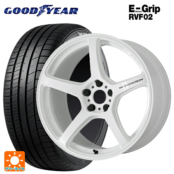 ホンダ ヴェゼル(RV系)用 215/55R17 98V XL グッドイヤー エフィシェントグリップ RVF02 ワーク エモーション T5R ICW 新品サマータイヤホイール 4本セット