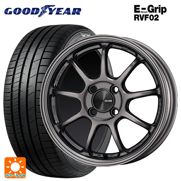 ニッサン ノートオーラ(E13)用 205/50R17 93V XL グッドイヤー エフィシェントグリップ RVF02 エンケイ パフォーマンスライン PF09 DS 新品サマータイヤホイール 4本セット|タイヤホイール専門店コニシタイヤ