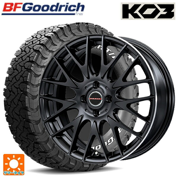 235/70R16 110/107S BFグッドリッチ オールテレーン TA KO3 ホワイトレター 正規品 ビックウェイ レイシーン プラバ 9M Jr2 GBK/ﾘﾑP 16-6.5J 国産車用 サマータイヤホイール4本セット｜タイヤホイール専門店コニシタイヤ