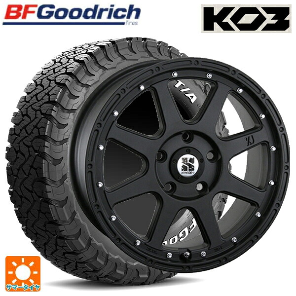 ミツビシ デリカD5(CV1系)用 225/70R16 102/99S BFグッドリッチ オールテレーン TA KO3 ホワイトレター 正規品 # エムエルジェイ エクストリームJ Flat Black 新品サマータイヤホイール 4本セット|タイヤホイール専門店コニシタイヤ