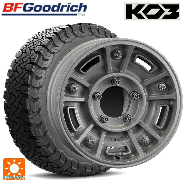 235/70R16 110/107S BFグッドリッチ オールテレーン TA KO3 ホワイトレター 正規品 クリムソン ディーン BJ メキシカン ショットクリア 16-6J 国産車用 サマータイヤホイール4本セット|タイヤホイール専門店コニシタイヤ