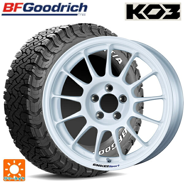トヨタ RAV4(50系)用 245/70R16 113/110S BFグッドリッチ オールテレーン TA KO3 ホワイトレター 正規品 エンケイ エンケイスポーツ RC-T5 White 新品サマータイヤホイール 4本セット|タイヤホイール専門店コニシタイヤ