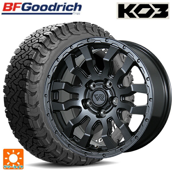ミツビシ デリカD:5(3DA系)用 225/70R16 102/99S BFグッドリッチ オールテレーン TA KO3 ホワイトレター 正規品 トピー ヴァブロ RR-01 # GM 新品サマータイヤホイール 4本セット