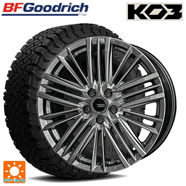 トヨタ アルファード(40系)用 225/65R17 107/103S BFグッドリッチ オールテレーン TA KO3 ブラックレター 正規品 # 共豊 テイラー TL1 ハイパーメタルブラック 新品サマータイヤホイール 4本セット｜タイヤホイール専門店コニシタイヤ 139,280円