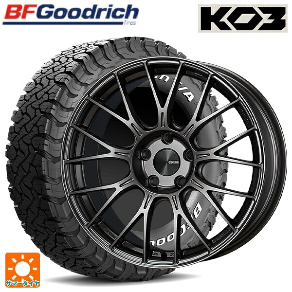 235/70R16 110/107S BFグッドリッチ オールテレーン TA KO3 ホワイトレター 正規品 エンケイ パフォーマンスライン PFM1 ダークシルバー 16-6.5J 国産車用 サマータイヤホイール4本セット|タイヤホイール専門店コニシタイヤ