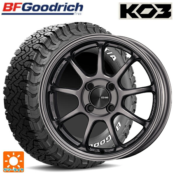 235/70R16 110/107S BFグッドリッチ オールテレーン TA KO3 ホワイトレター 正規品 エンケイ パフォーマンスライン PF09 DS 16-6.5J 国産車用 サマータイヤホイール4本セット