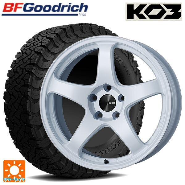 マツダ CX-5(KM系)用 225/65R17 107/103S BFグッドリッチ オールテレーン TA KO3 ブラックレター 正規品 # エンケイ パフォーマンスライン PF05 W 新品サマータイヤホイール 4本セット｜タイヤホイール専門店コニシタイヤ