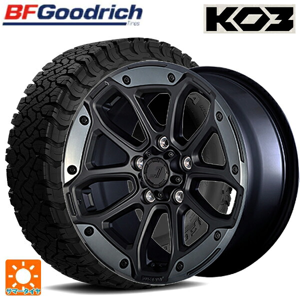 トヨタ RAV4(50系)用 225/65R17 107/103S BFグッドリッチ オールテレーン TA KO3 ブラックレター 正規品 ジェップセン MJCR216 フラットブラック/TMC 新品サマータイヤホイール 4本セット