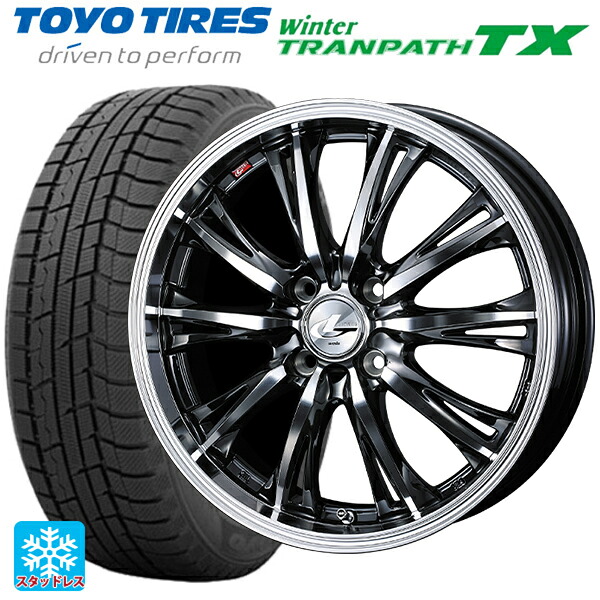 2024年製 165/65R14 79Q トーヨー ウインタートランパス TX # ウェッズ レオニス RT BMCMC 14-4.5J 国産車用 スタッドレスタイヤホイール4本セット 77,308円
