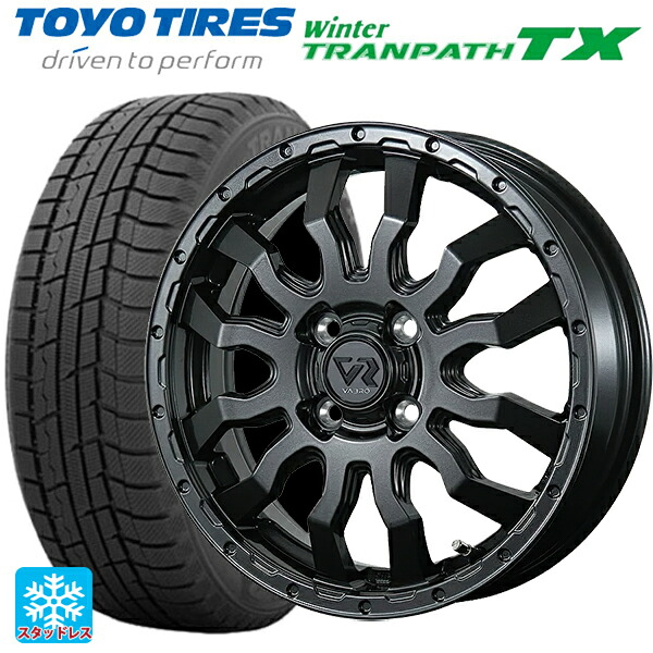 2024年製 165/65R14 79Q トーヨー ウインタートランパス TX # トピー ヴァブロ RR-01 GM 14-4.5J 国産車用 スタッドレスタイヤホイール4本セット｜タイヤホイール専門店コニシタイヤ