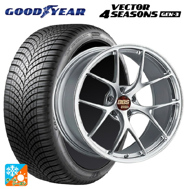 255/45R20 105W XL グッドイヤー ベクター4シーズンズ ジェン3 # BBS RI-D DS 20-9.5J 国産車用 オールシーズンタイヤホイール4本セット|タイヤホイール専門店コニシタイヤ