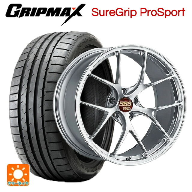 トヨタ アルファード(30系)用 245/35R21 96Y XL グリップマックス シュアグリップ プロスポーツ ブラックレター BBS RI-D DS 新品サマータイヤホイール 4本セット