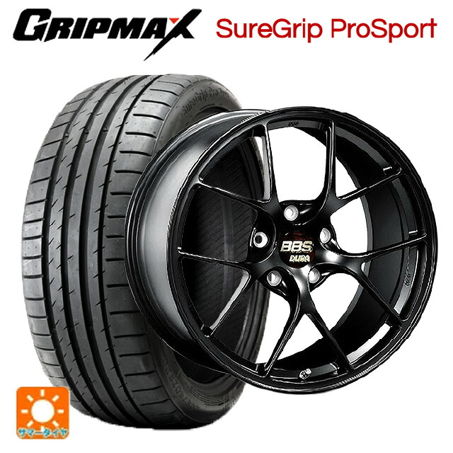 トヨタ アルファード(30系)用 245/35R21 96Y XL グリップマックス シュアグリップ プロスポーツ ブラックレター BBS RI-D # MB 新品サマータイヤホイール 4本セット