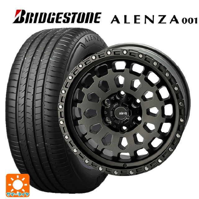 トヨタ ランドクルーザープラド(150系)用 265/60R18 110V ブリヂストン アレンザ001 正規品 4×4エンジニアリング エアーG VULCAN MGM 新品サマータイヤホイール 4本セット