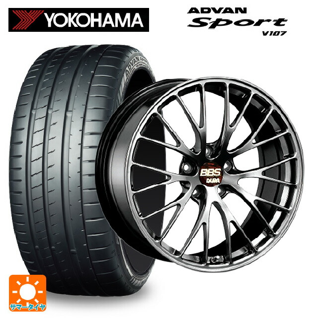 トヨタ bZ4X(11/15系)用 235/50R20 104Y XL ヨコハマ アドバンスポーツ V107 正規品 BBS RZ-D DB 新品サマータイヤホイール 4本セット