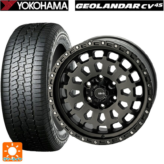 265/60R18 110V ヨコハマ ジオランダー CV G058 正規品 4×4エンジニアリング エアーG VULCAN MGM 18-9J 国産車用 サマータイヤホイール4本セット