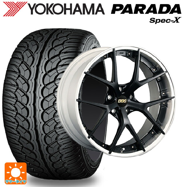 235/55R20 102V ヨコハマ パラダ PA02 BBS RI-S MB-SLD 20-9J 国産車用 サマータイヤホイール4本セット
