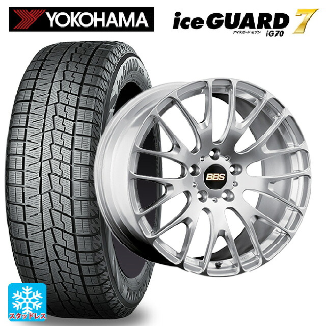 トヨタ bZ4X(11/15系)用 235/50R20 104Q ヨコハマ アイスガード7(IG70) # BBS RN DS 新品スタッドレスタイヤホイール 4本セット